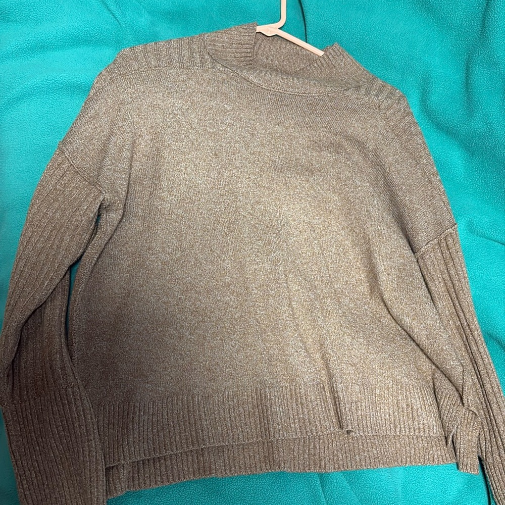 Brown, light material shirt